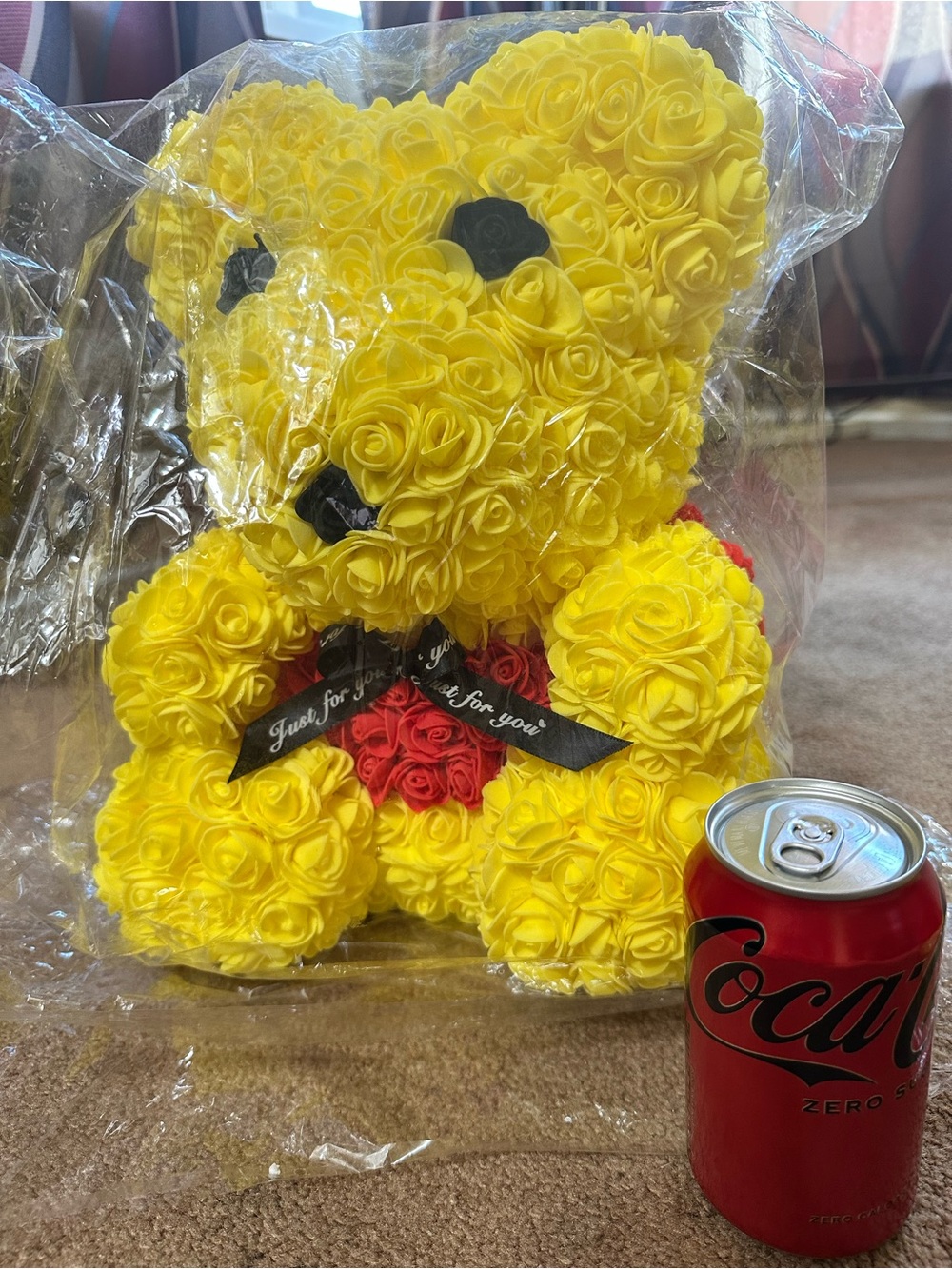 Pooh Custom Rose Bear